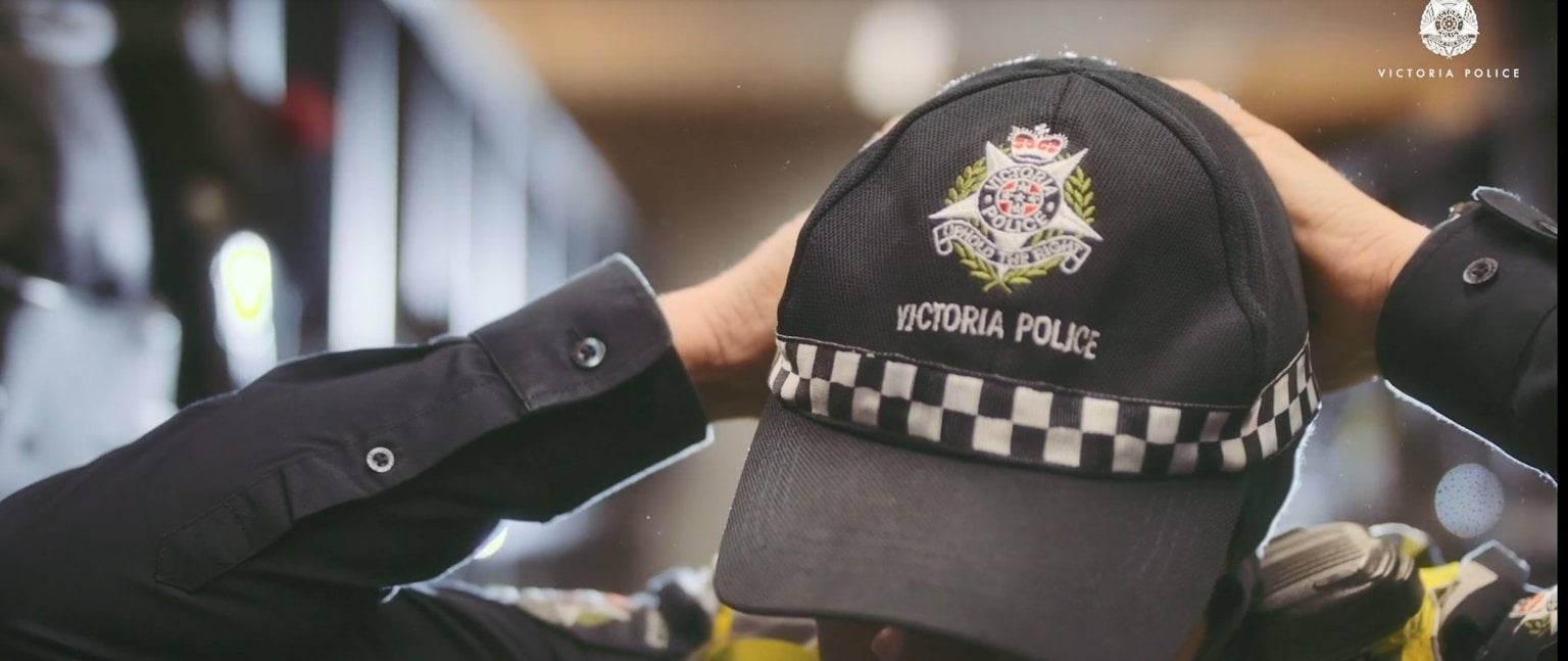 Victoria Police Victoria Police bump cap