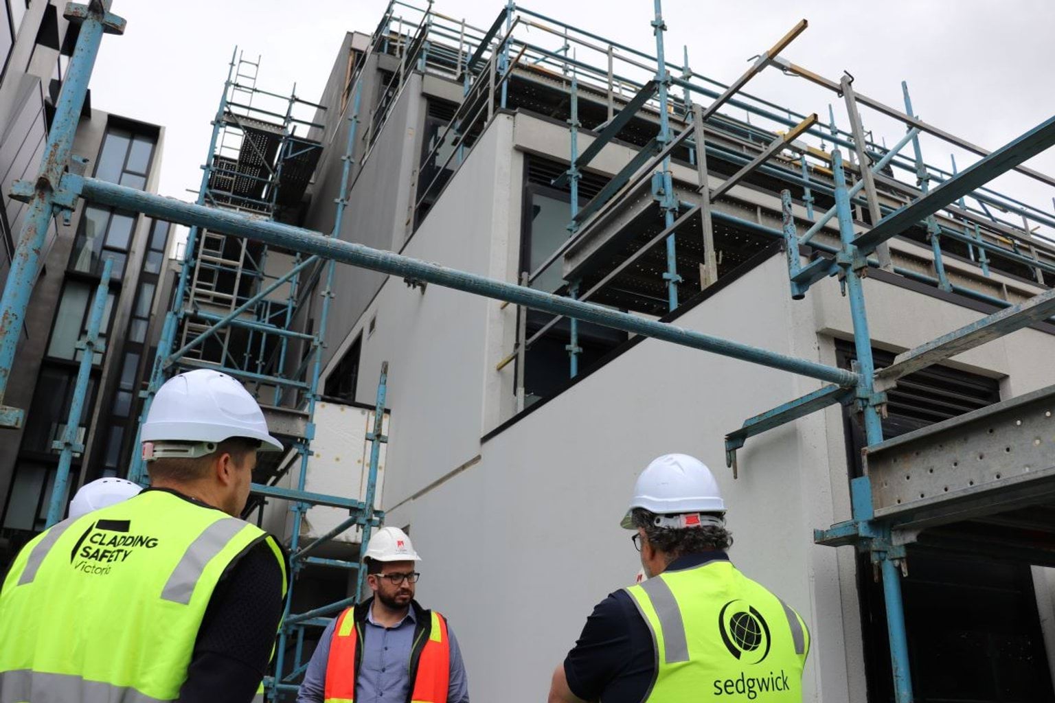 A large building under construction