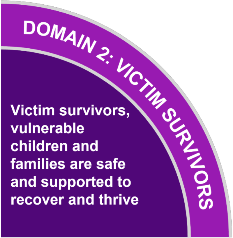 Domain 2: Victim survivors
