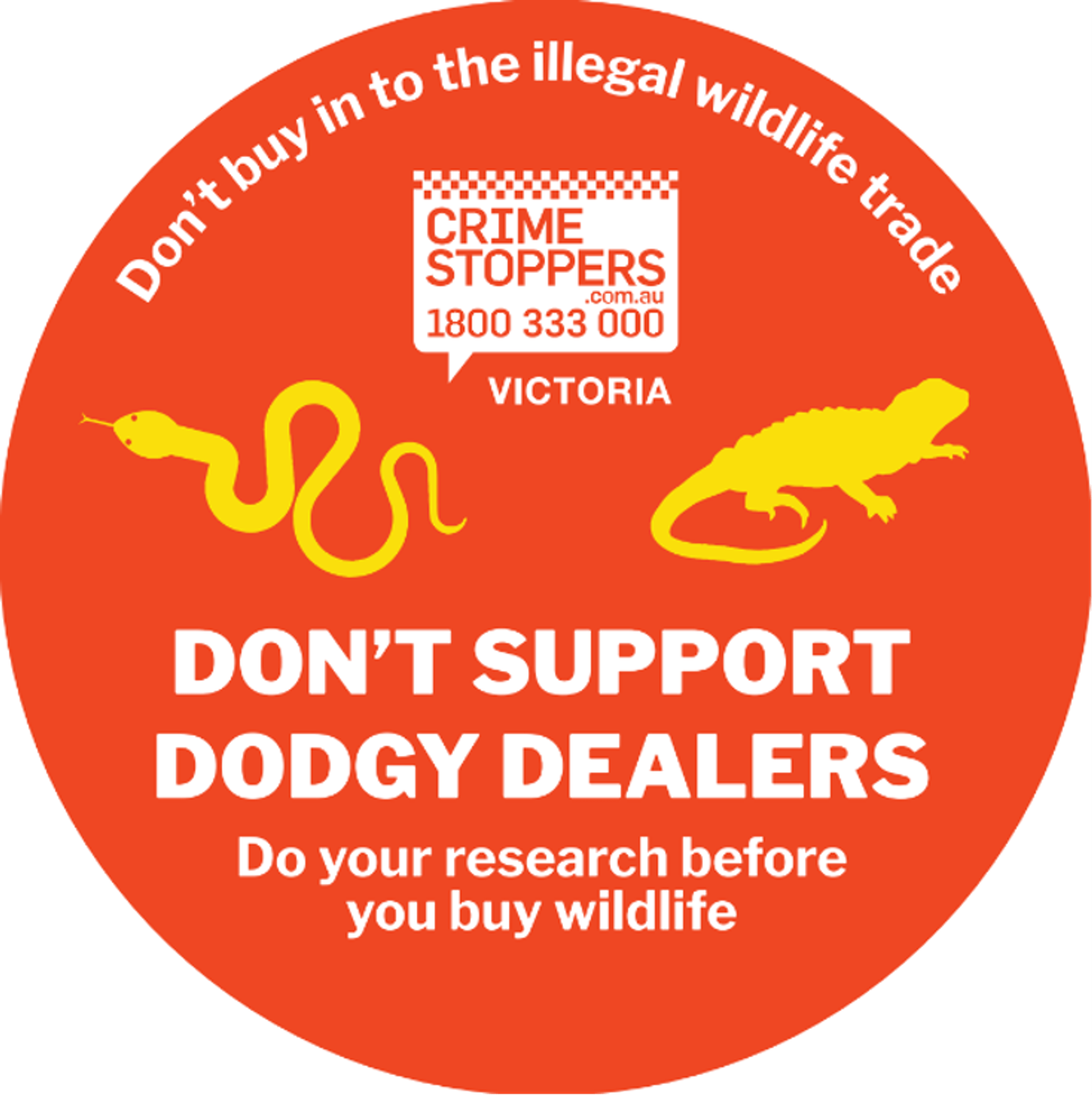 Don't support dodgy dealers