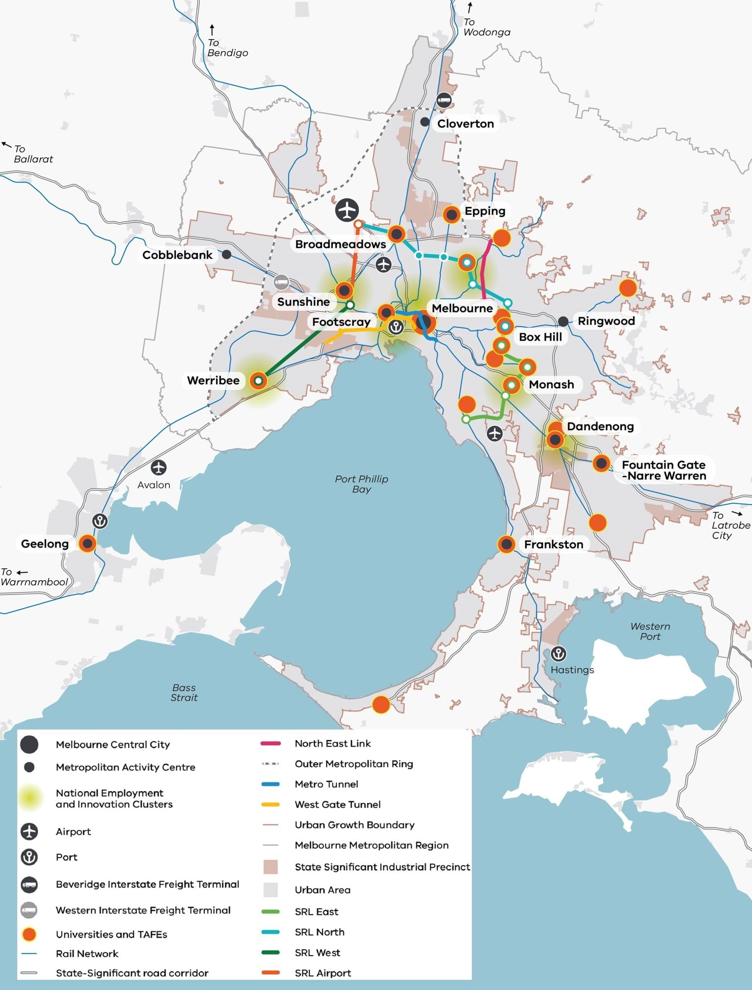 Economic Growth Statement map - Building for growth