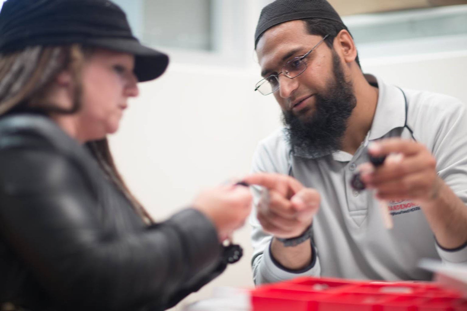 Learner and Program Sustainability Grant Man and woman working together