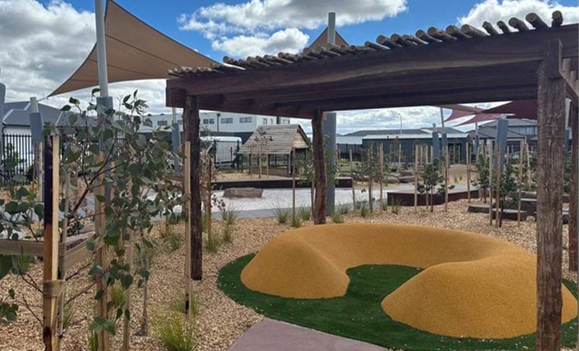 Image of a new centres playground