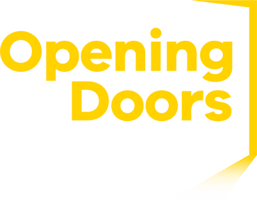Opening doors logo Opening doors logo