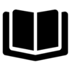 An icon of an open book