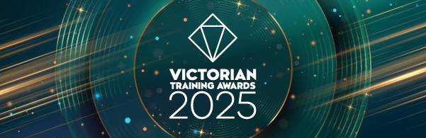Victorian Training Awards 2025 gala banner