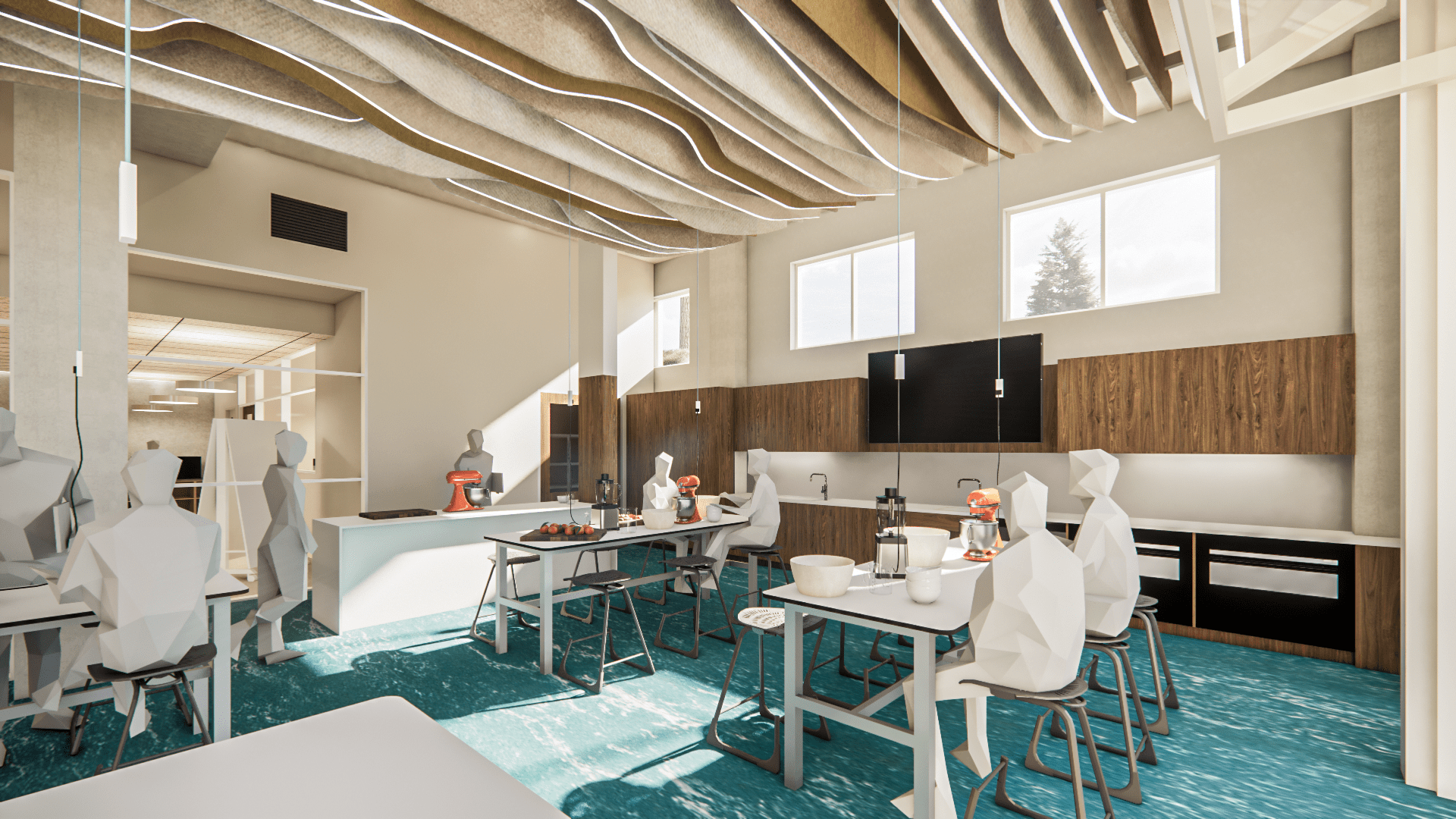 Interior of a modern Wet Simulation Lab