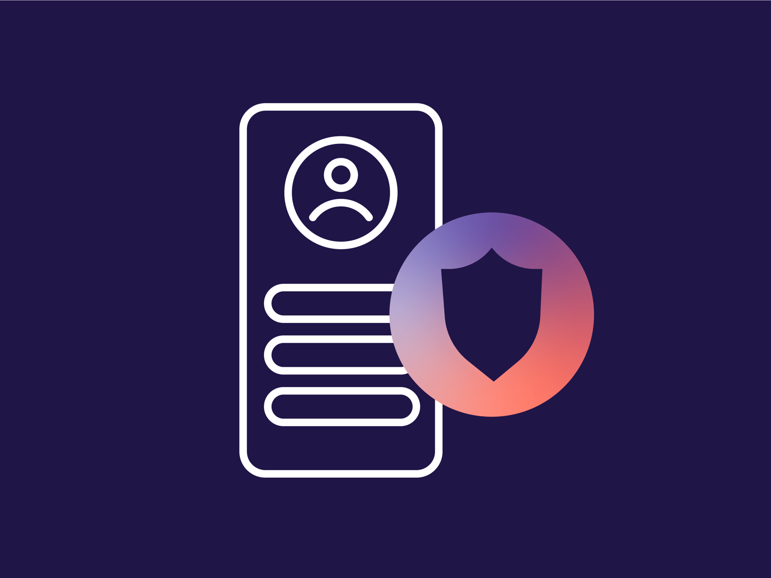 Secure your mobile devices Mobile phone and security symbol