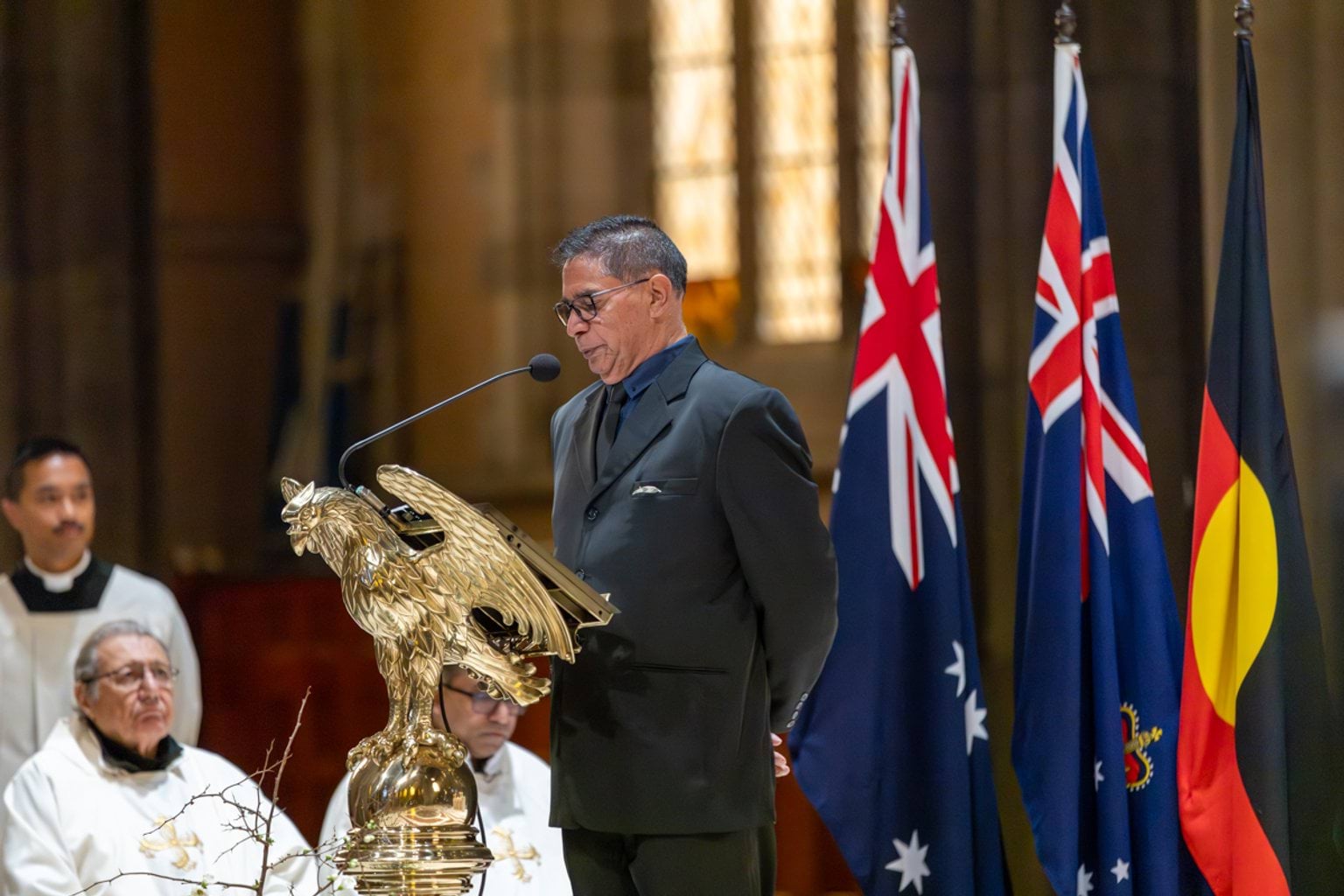 State Funeral Service for The Hon Brian Dixon - John Terrick