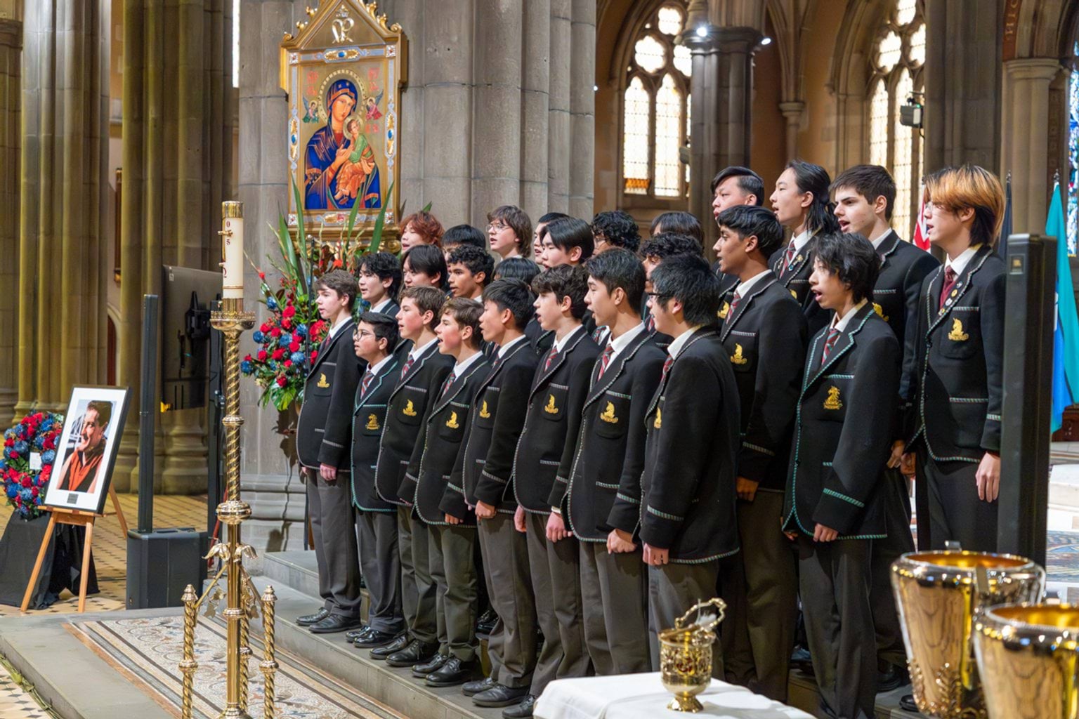 State Funeral Service for The Hon Brian Dixon - Melbourne High School - The Unicorns choir