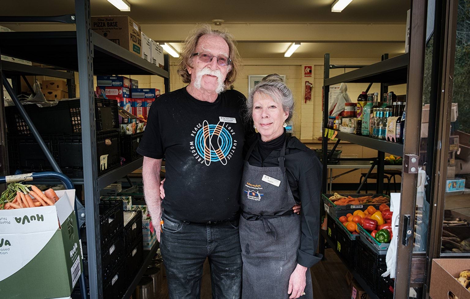 Chris and Heather at Mullum Pantry