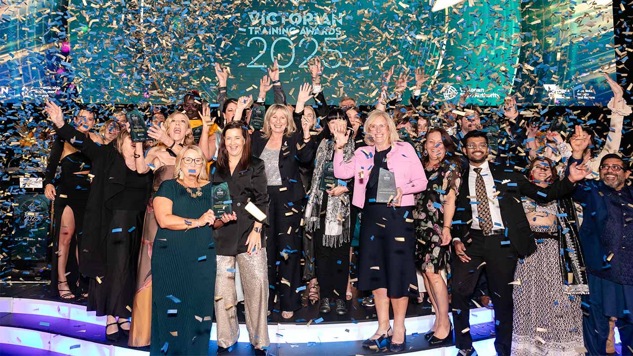 Victorian Training Awards 2025 gala
