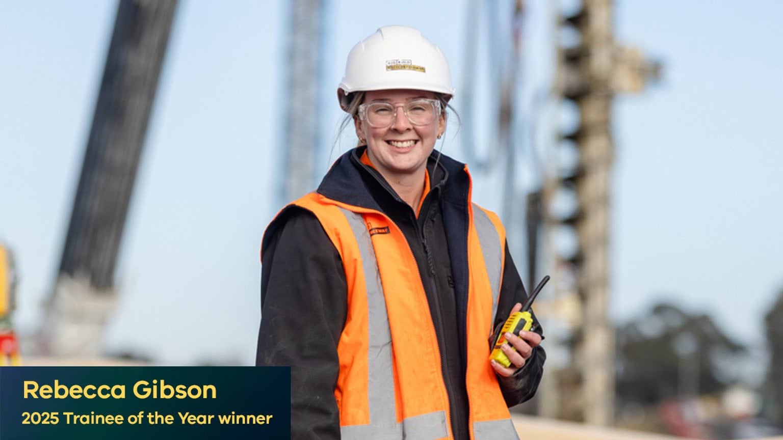 Rebecca Gibson, 2025 Trainee of the Year winner