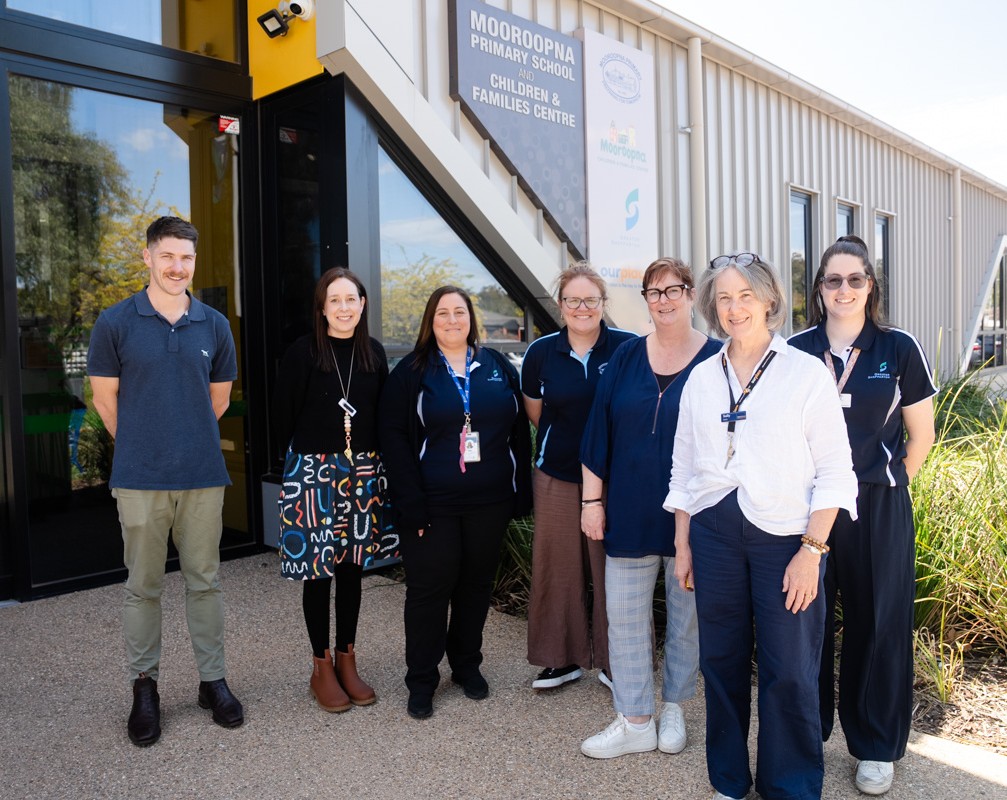 Staff from Mooroopna Primary School.