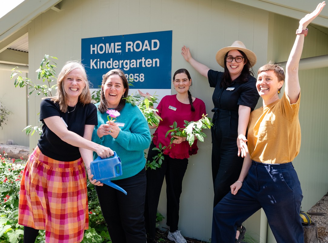 Staff from Home Road Kindergarten.